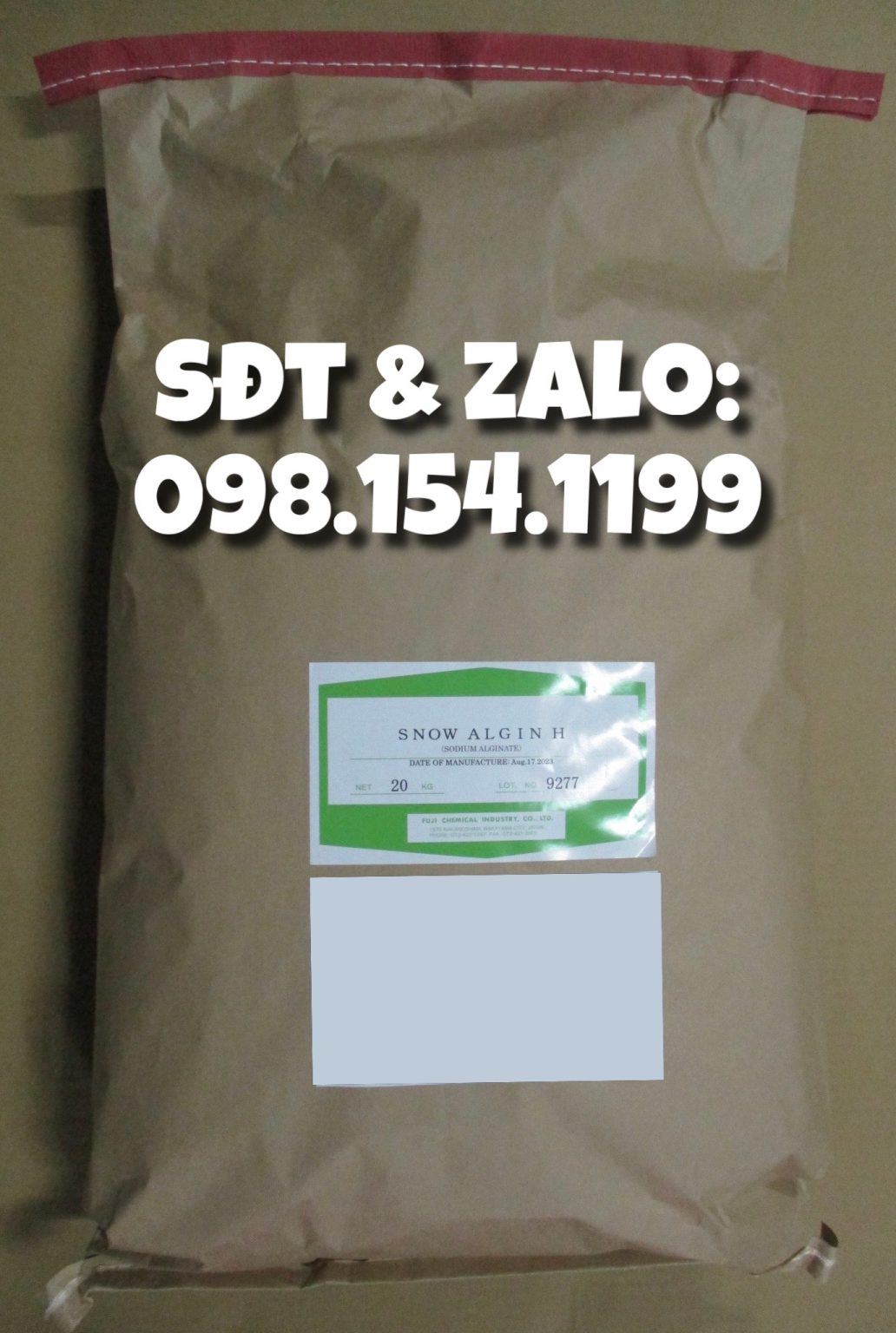 Bán Sodium Alginate - Natri Alginat - Hoachat14.vn